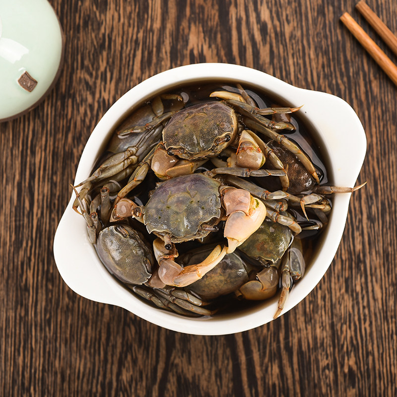 宁波海鲜特产 谊丰醉白玉蟹醉蟹 550g瓶 个个入味醉螃蜞 美味蟹