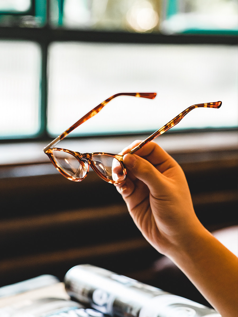 马登工装玳瑁超轻细框boston眼镜圆形蝌蚪同款眼镜架