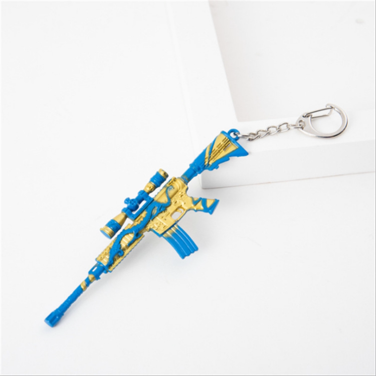 绝地求生钥匙扣 AKM 98K枪武器模型挂件吃鸡游戏周边元旦圣诞礼品