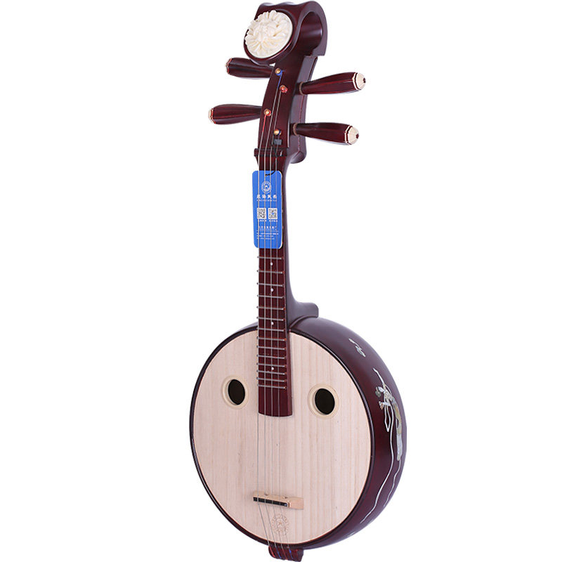 小阮北京星海8501t硬木清水抛光民族乐器演奏阮