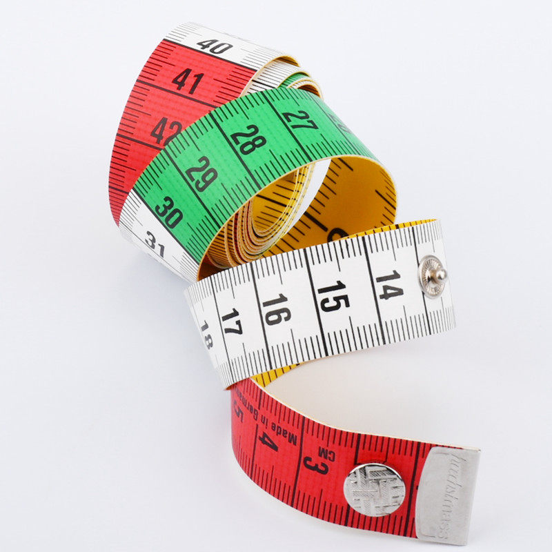 皮尺德国原装进口彩色钮扣软尺裁缝尺量衣尺测量尺子