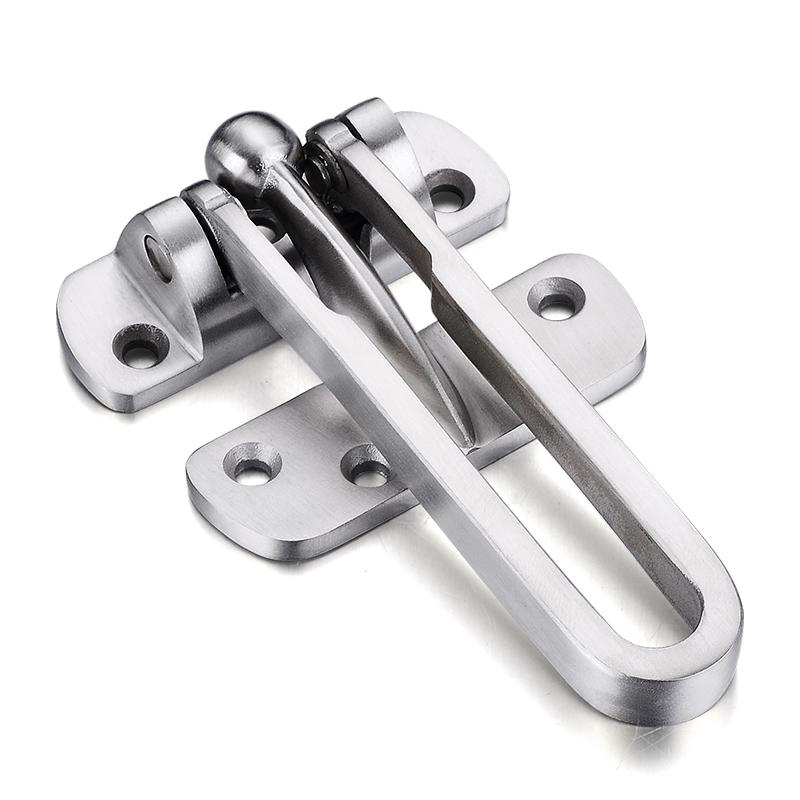 宾馆酒店门栓精铸304链防盗扣搭扣门锁扣安全门扣反明装保险扣式