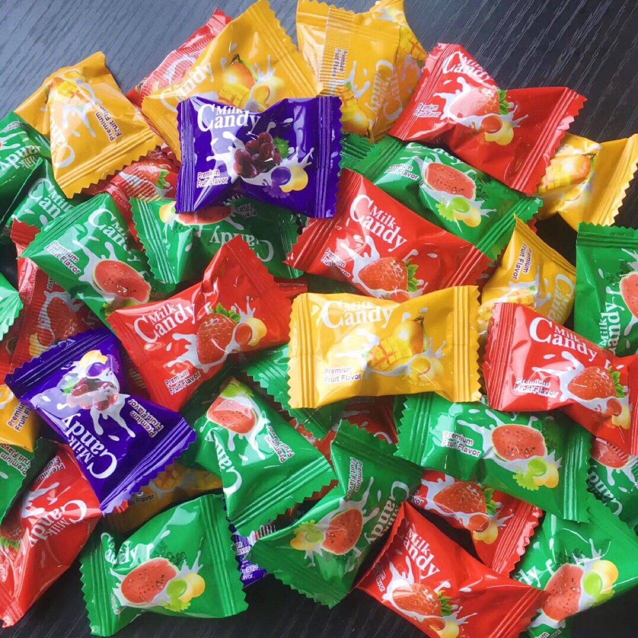 俄罗斯风味大奶球水果夹心奶糖软糖休闲喜糖500克袋满39包邮