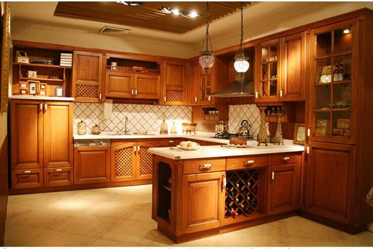 欧式整体橱柜定 做 岛台吧台厨房