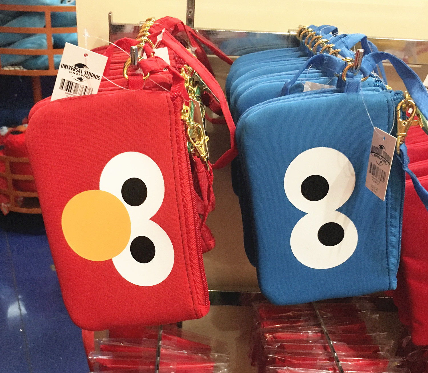 现货新加坡环球影城旅游纪念品手信小礼礼品芝麻街创意零钱包