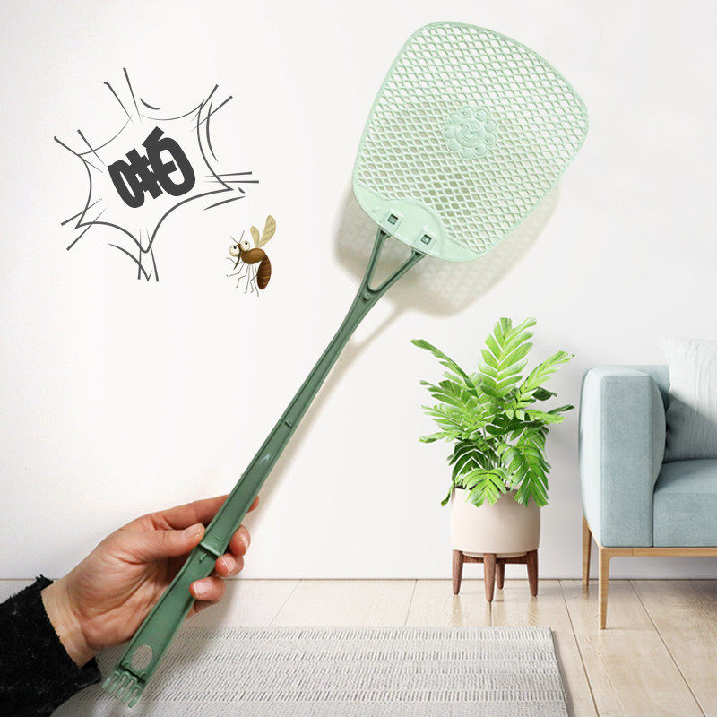 家用多功能长柄苍蝇拍塑料蚊子老式打蝇神器痒痒苍蝇拍