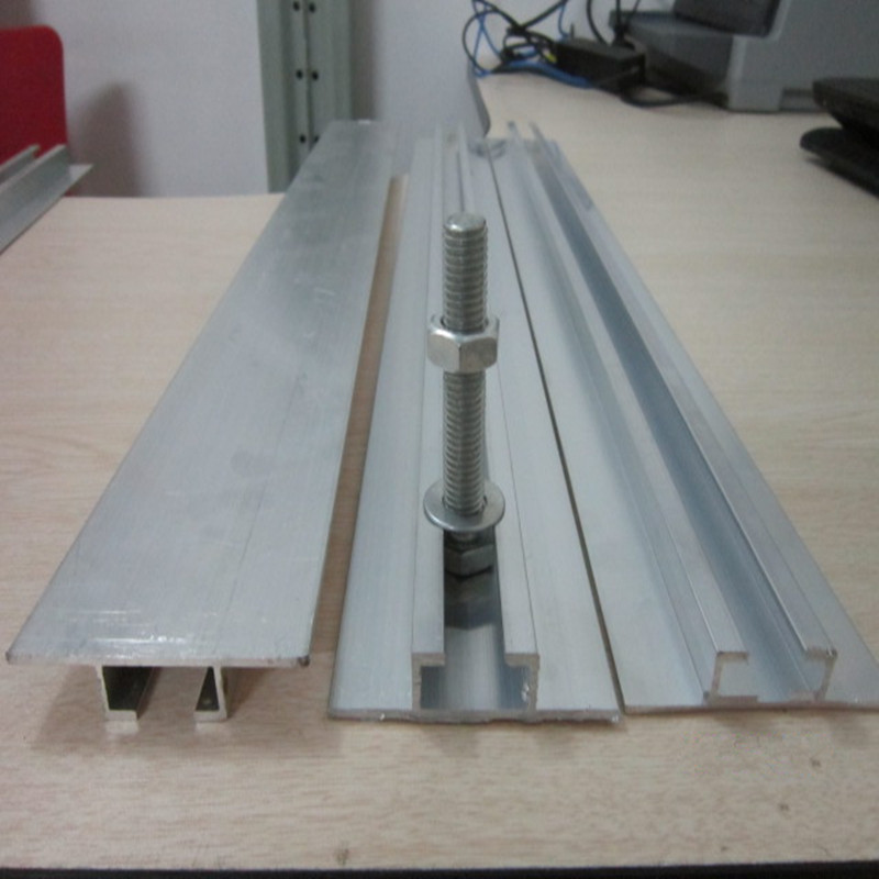 标牌铝槽交通安全标志牌专用滑槽抱箍路牌背槽滑道铝板