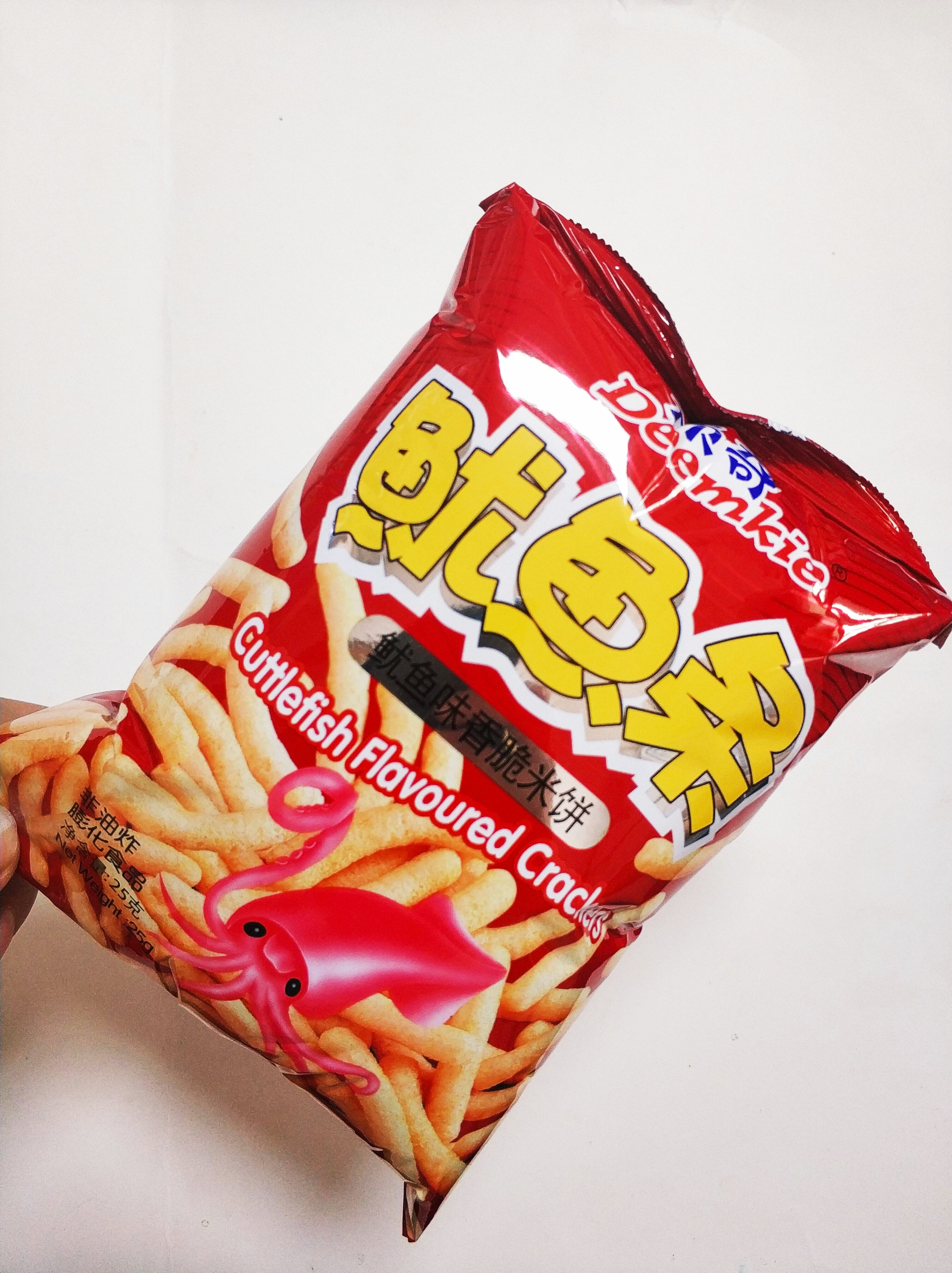 鱿鱼条虾条顶奇鱿鱼味薯条60g*10大包膨化食品休闲零食小吃包邮