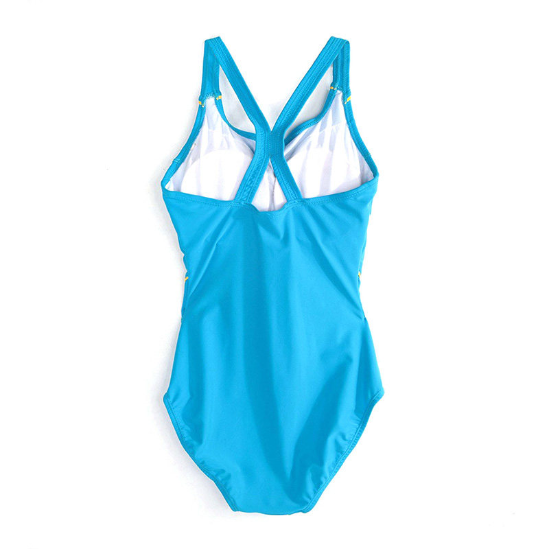 正品hosa浩沙儿童泳衣女童连体三角三角学学生儿童泳衣