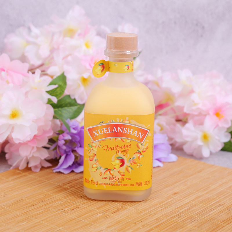 雪兰兰山酸奶奶酒芒果果味露酒300ml露酒