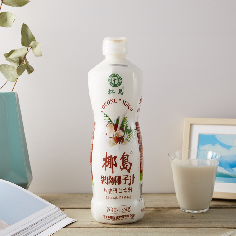 椰岛果肉椰子汁椰汁植物蛋白饮料125kg植物蛋白饮料