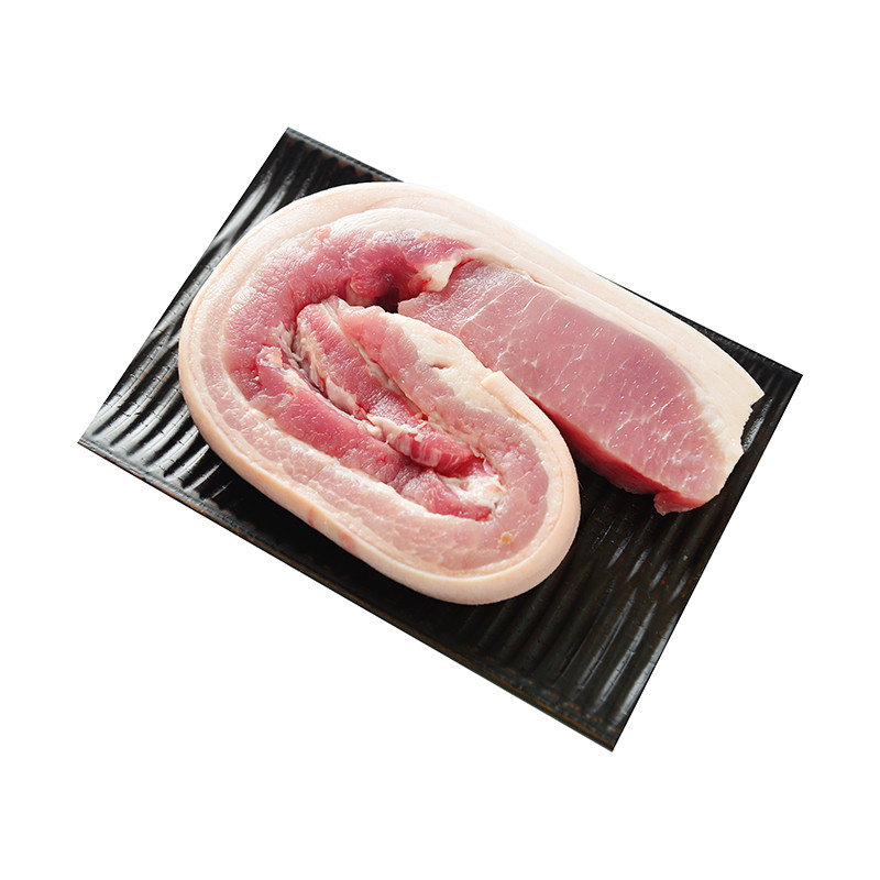 鼎年香猪带皮五花称重生猪肉