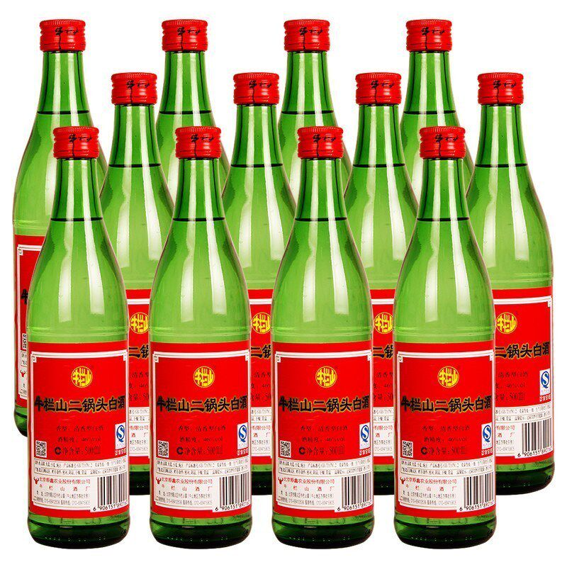 牛栏山二锅头白酒清香型白酒46度500ml(未成年人请勿购买)