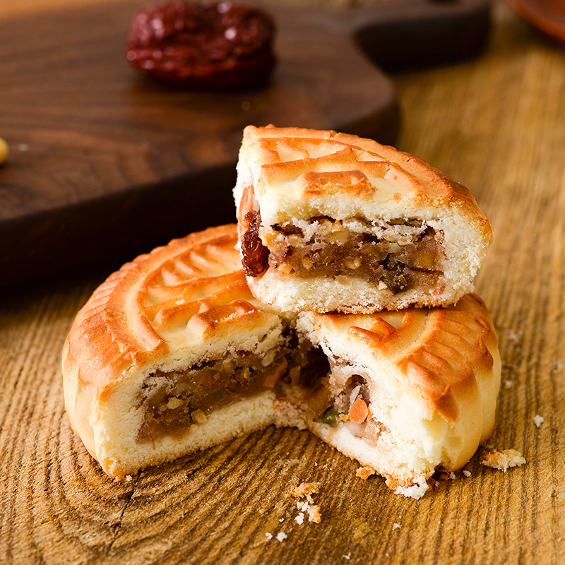 桃李提浆百果月饼100g传统中式糕点