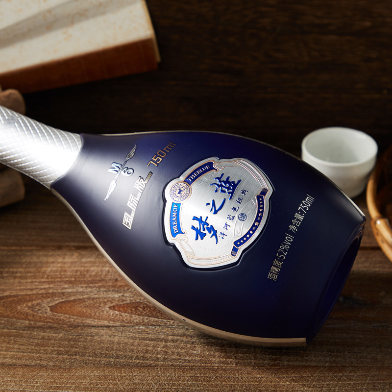 52度洋河蓝色经典梦之蓝m6国际版 750ml/盒白酒酒水