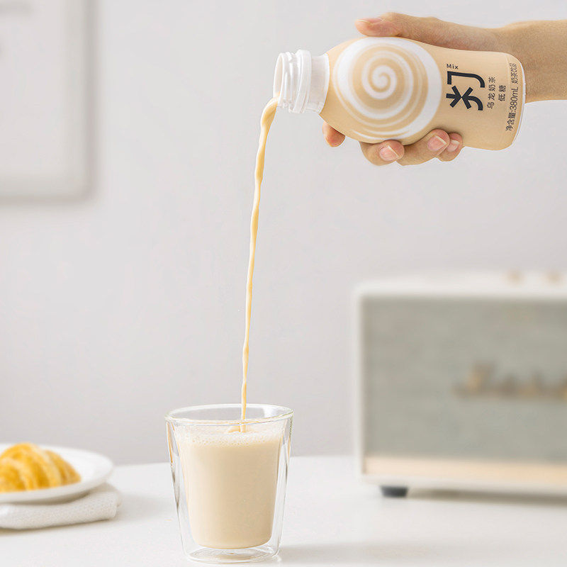 农夫山泉打奶茶乌龙奶茶低糖380ml6瓶组