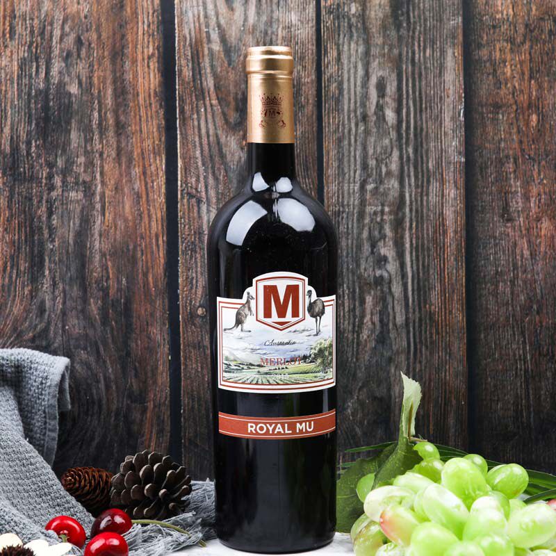 皇家慕依经典澳洲美乐干红红酒葡萄酒干红静态葡萄酒