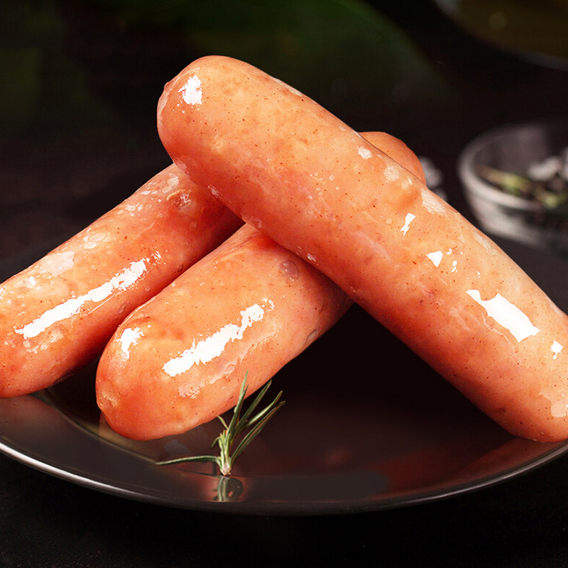 雨润脆皮热狗肠黑椒味210g淀粉香肠食品美味包装即食肠类