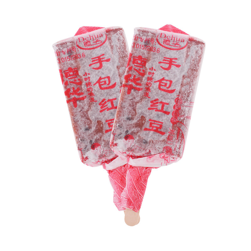 红豆德华手包红豆红口味冰棒70克x10食品美味冰淇淋