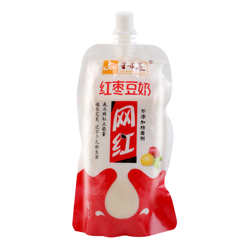 豆果果果红枣豆奶250ml植物蛋白饮料