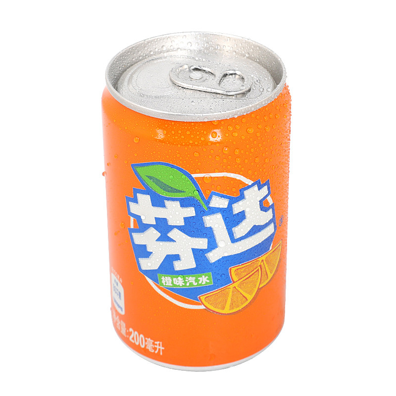 芬达迷你200ml汽水饮料碳酸碳酸饮料