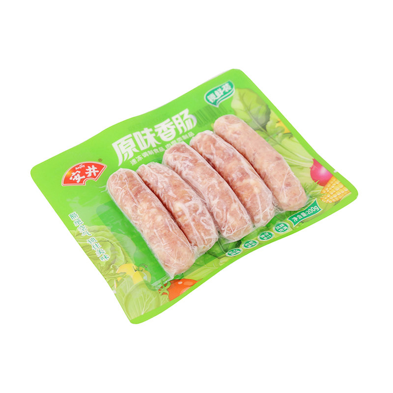 安井锁鲜原味香肠200g食品制品纯正加热家用肉制品