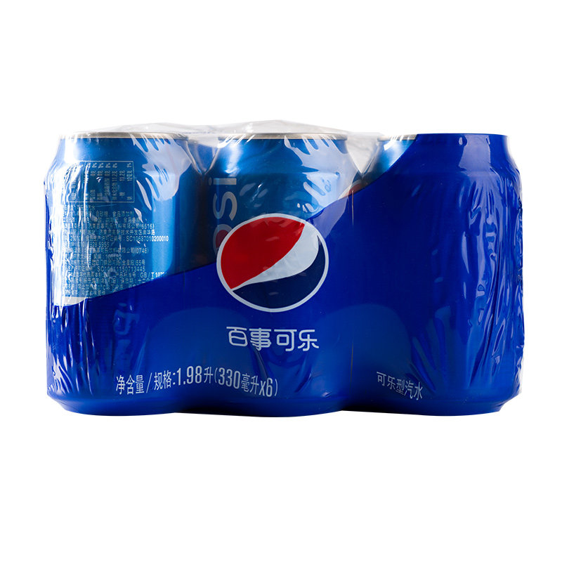 百事可乐330ml*6听/包