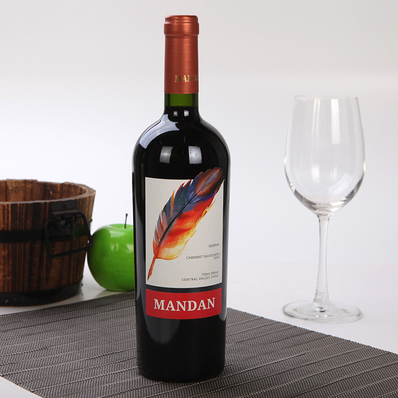 曼达珍藏赤霞珠干红葡萄酒750ml干红静态葡萄酒