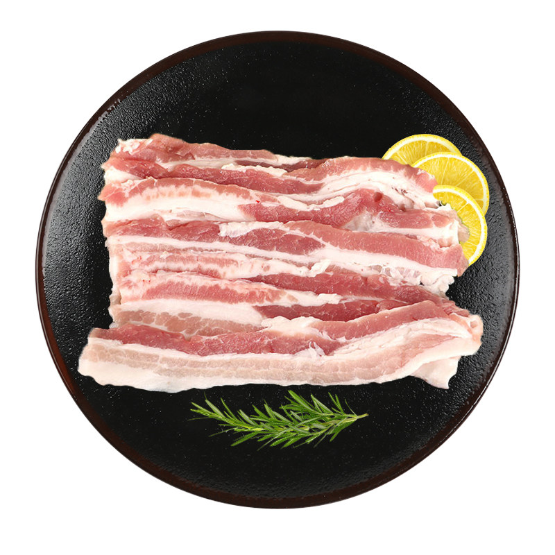 冰鲜精品猪五花肉薄切片300g