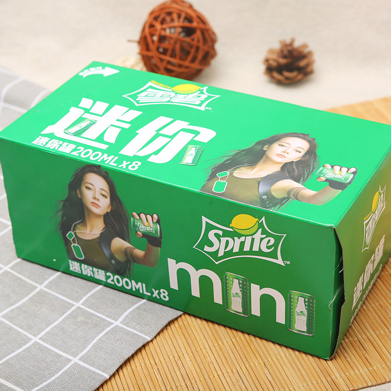 雪碧迷你200ml8罐汽水劲透冰爽碳酸饮料夏季碳酸饮料