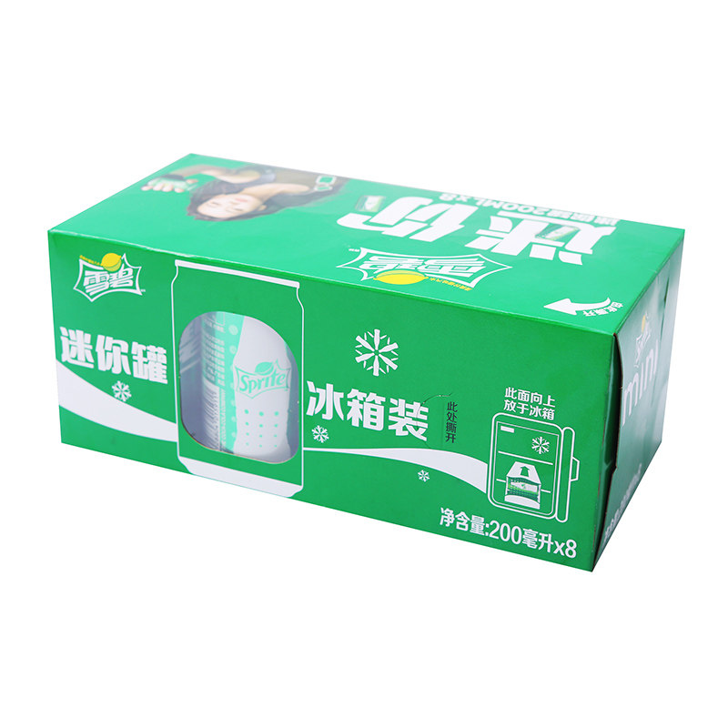 雪碧迷你200ml8罐汽水劲透冰爽碳酸饮料夏季碳酸饮料