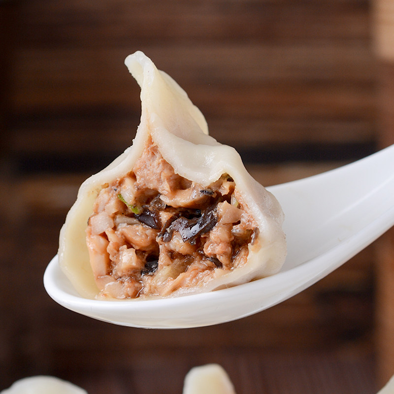 玖久同心珍鲜水饺饺子猪肉香菇450克水饺