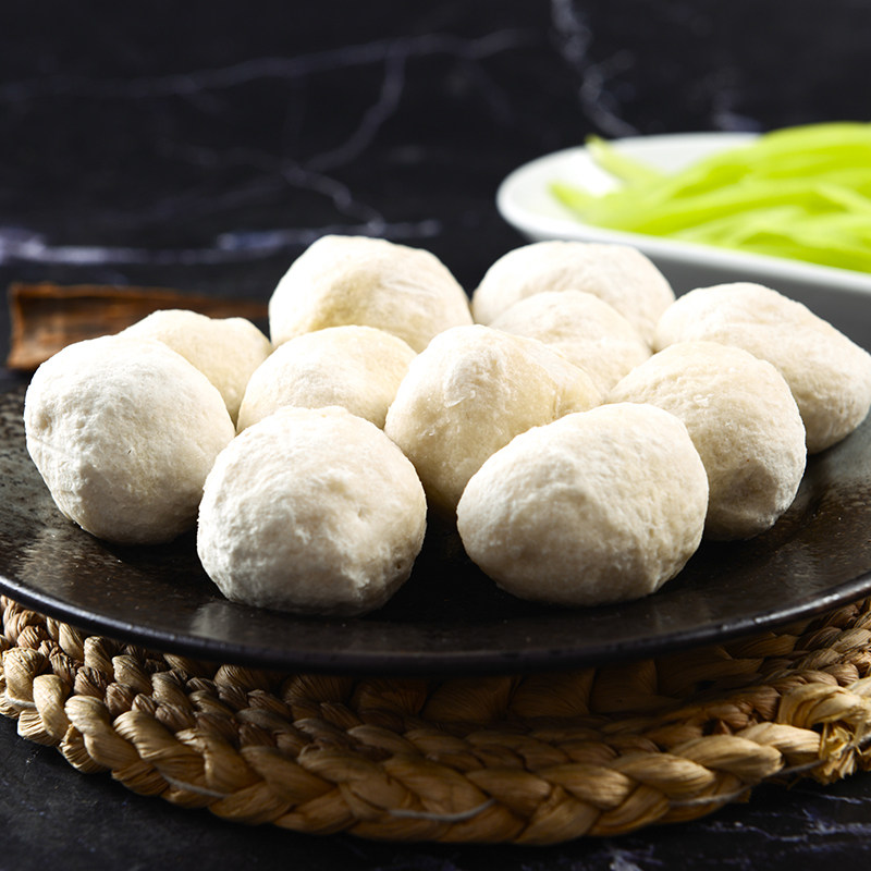 海霸霸王包心鱼丸500克速冻夹心火锅丸子关东火锅丸类