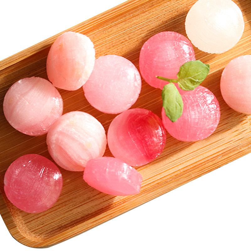 扇雀桃子口味夹心夹心糖糖果零食81g网红传统糖果