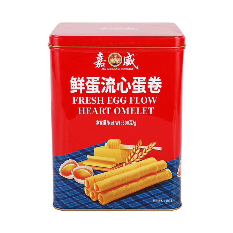 鲜蛋流心蛋卷600克蛋卷饼干