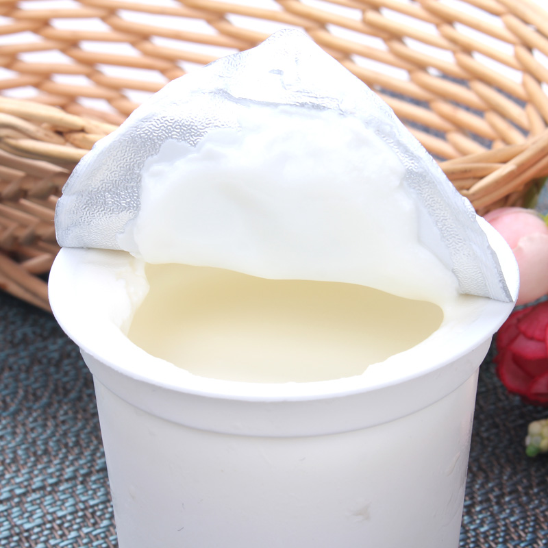 益多乐酸牛奶凝固型蜂蜜黄桃185g杯