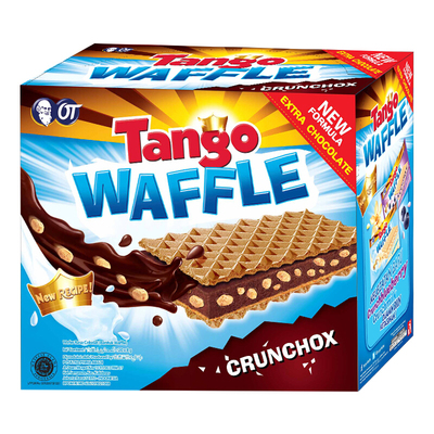 印尼进口 奥朗探戈tango 咔咔脆威化饼干 160g/盒
