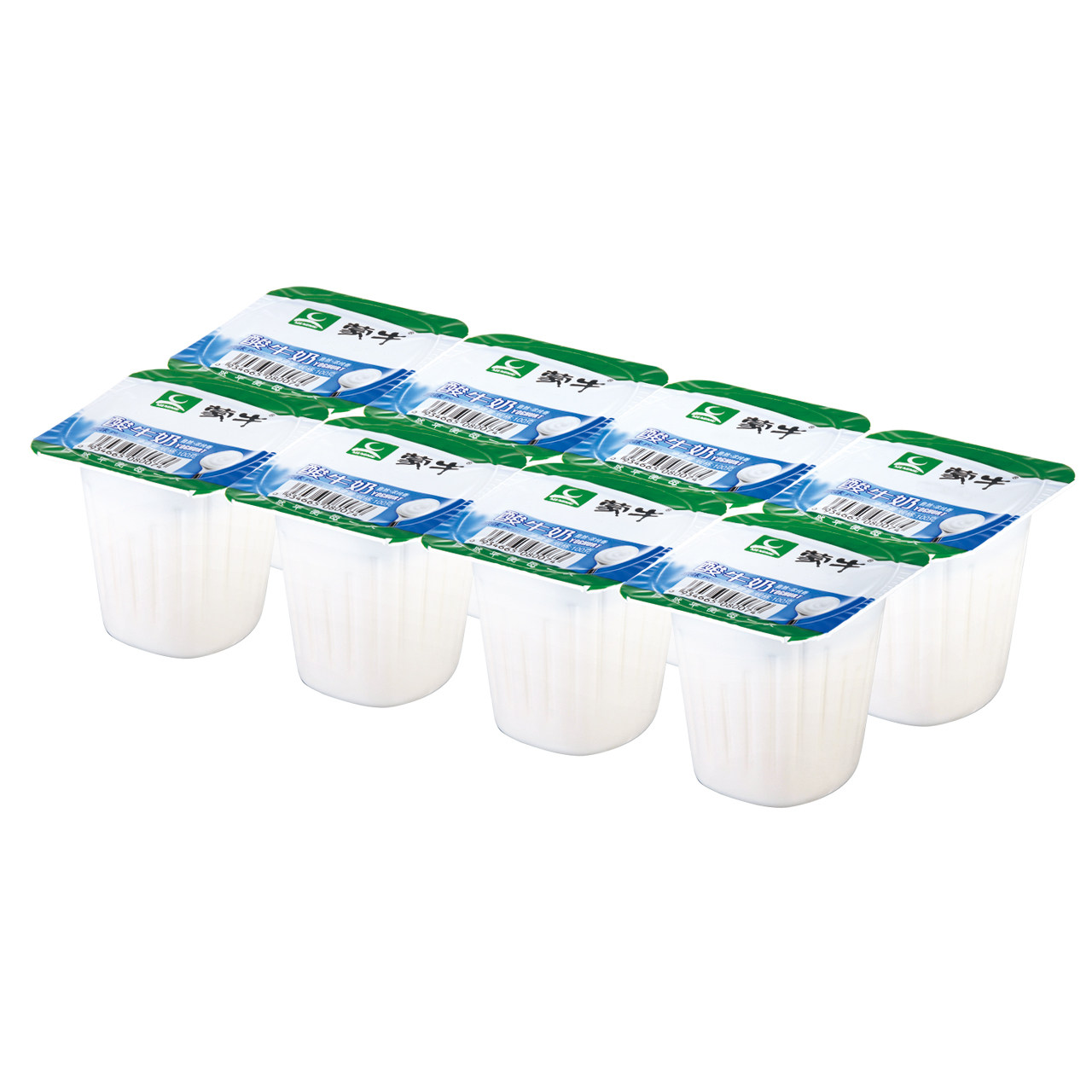 蒙牛原味酸奶牛奶早餐100g8杯组牛乳营养自然纯正低温精选