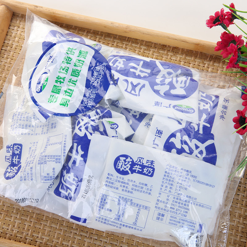 广泽酸乳90g8袋低温奶
