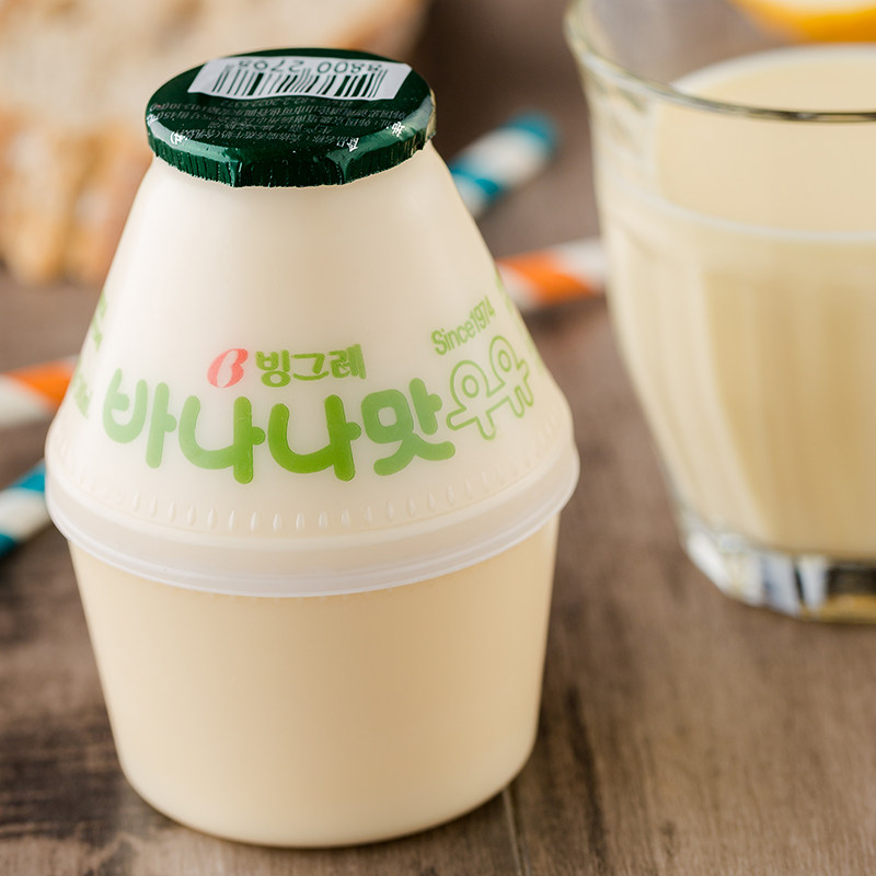 宾格瑞香蕉牛奶含乳饮料240ml早餐低温奶