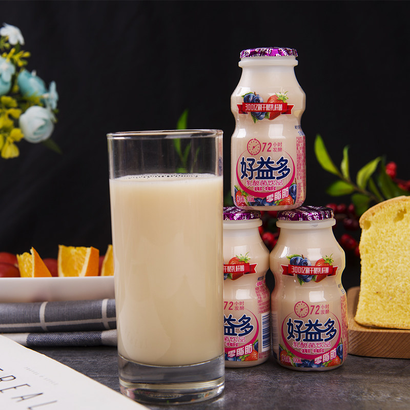 好益多乳酸菌100ml5瓶饮料饮品精选补钙经典含乳饮料