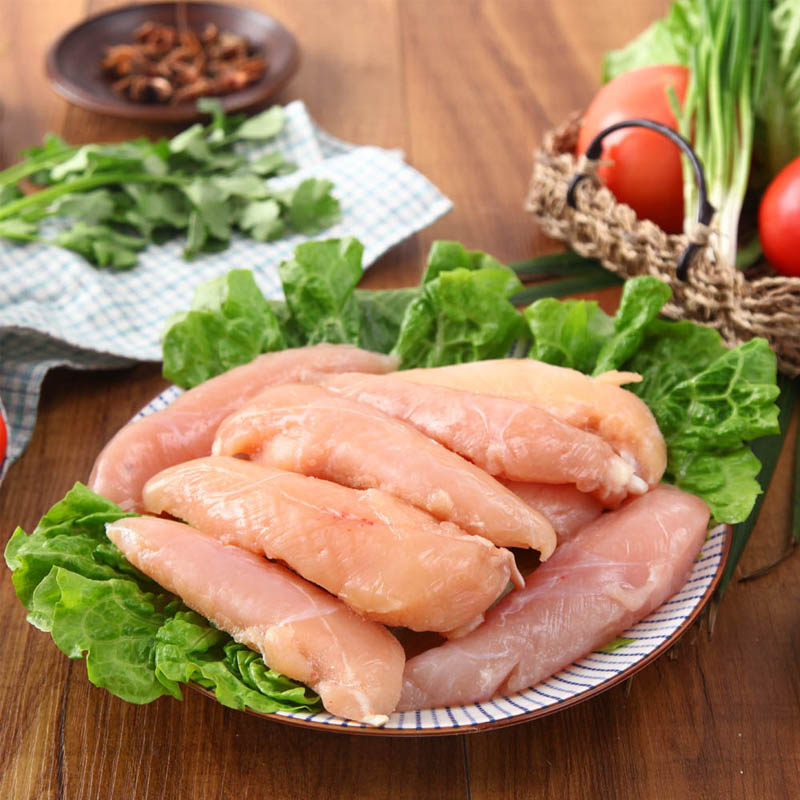 泰森单冻鸡冻鸡里脊500g生鸡肉