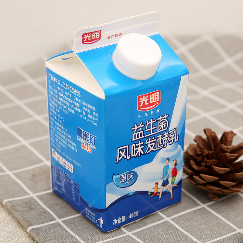 营养酸奶光明原味酸牛奶460克发酵新鲜益生低温奶