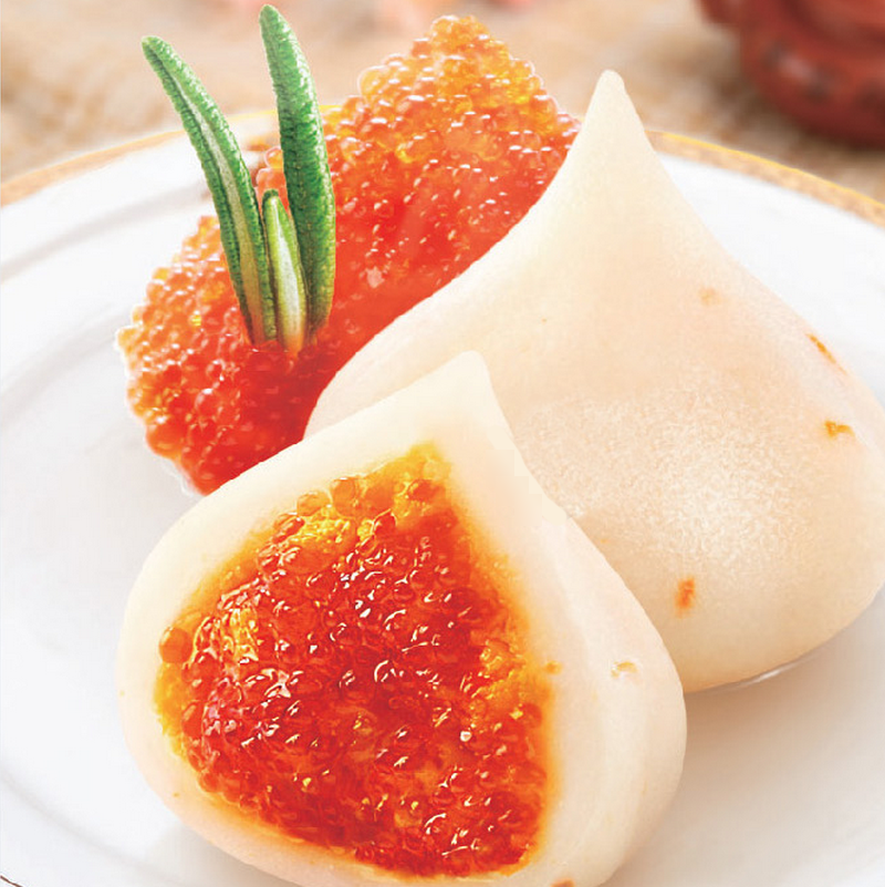 海欣鱼极蟹籽120g火锅丸类