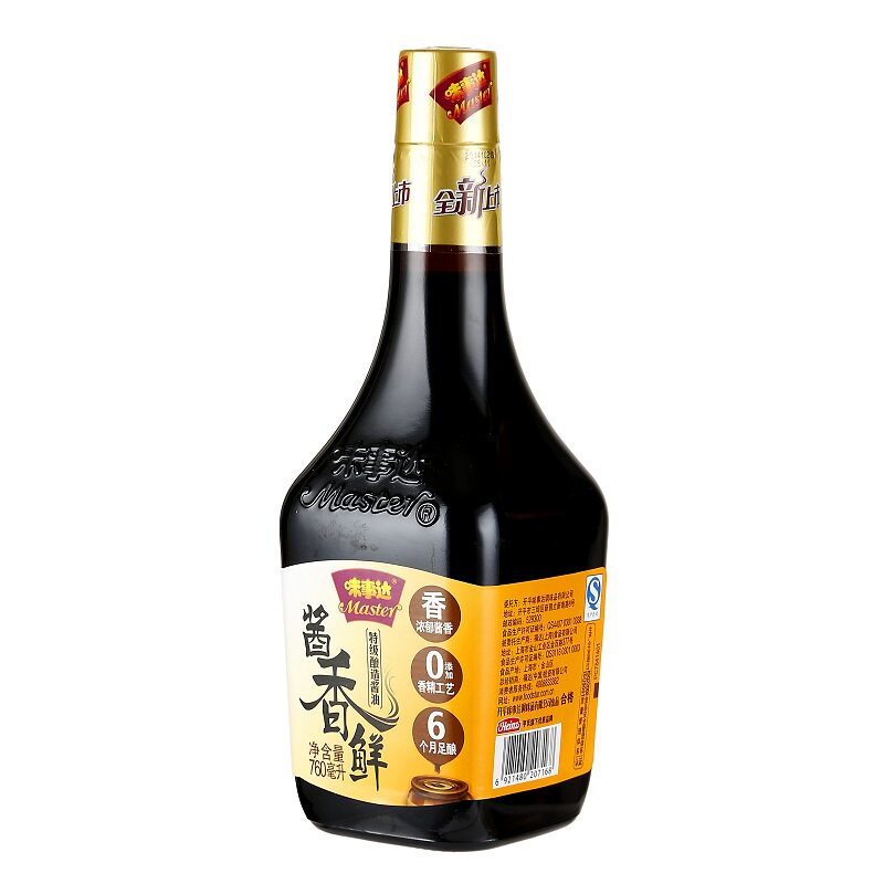 味事达酱香鲜特级酿造酱油760ml凉拌家用调味品酱油