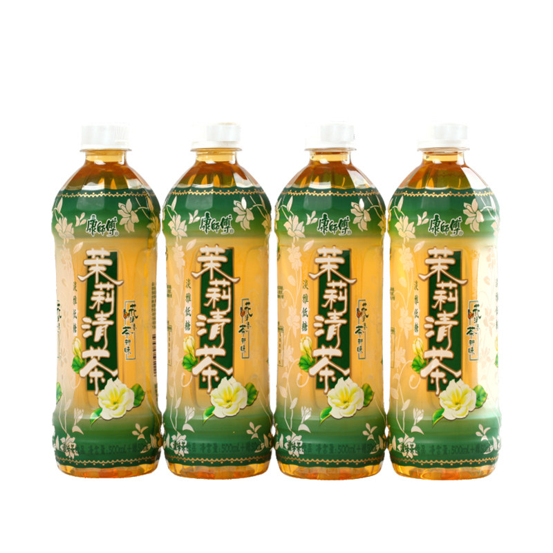康师傅茉莉清茶四联500ml4瓶茶饮料