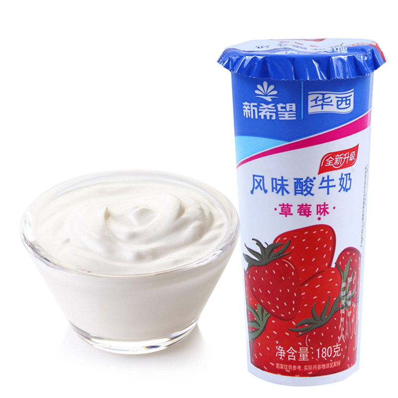 新希望纸杯红枣味酸牛奶180g