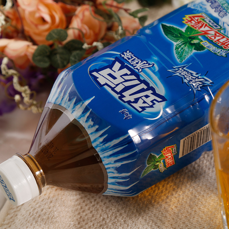 康师傅劲凉冰红茶薄荷口味调味茶饮1l饮品营养茶饮料