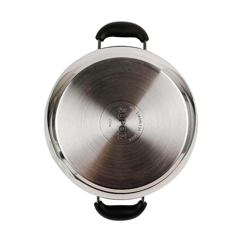 苏泊尔好帮手不锈钢复底汤锅20cm汤锅