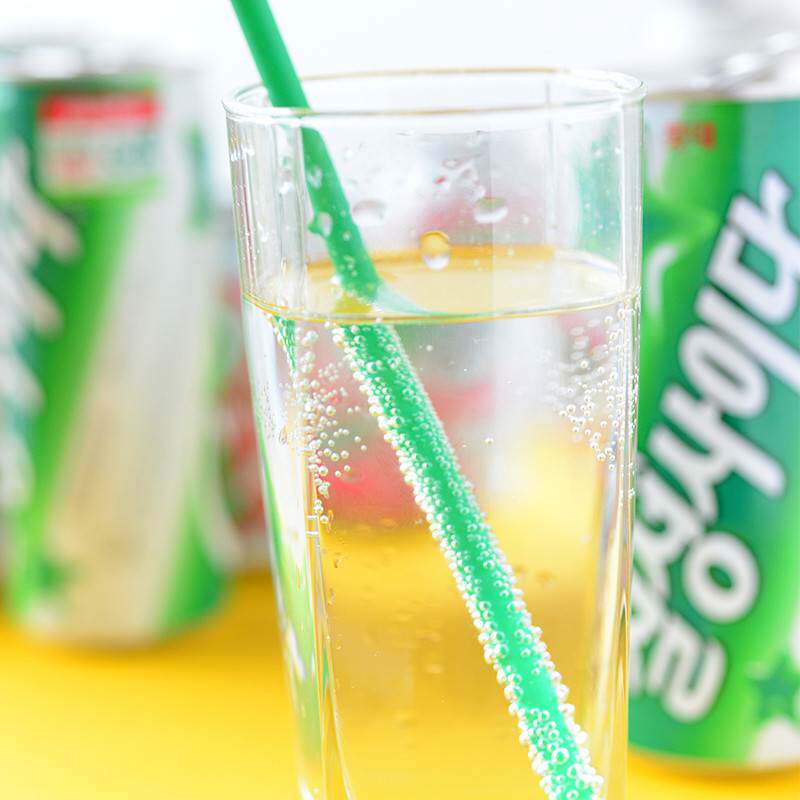 乐天七星柠檬碳酸饮料250ml透明冰爽水源汽水碳酸饮料